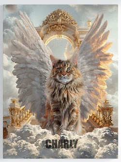 Katze mit Engelsflügel - Beispiel