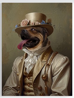 Royales Portrait - Edwardian Stil