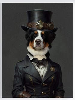 Royales Portrait - Steampunk Stil