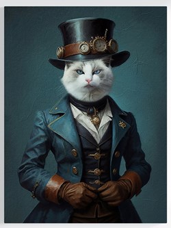 Royales Portrait - Steampunk Stil