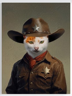 Royales Portrait - Sheriff Stil