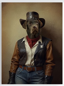 Royales Portrait - Cowgirl Stil