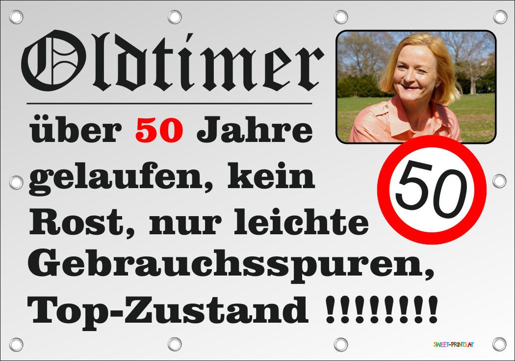 XXL Geburtstags-Banner zum runden oder halbrunden Geburtstag 