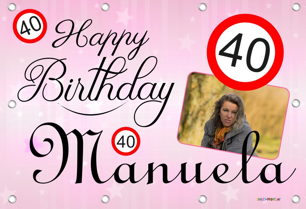 XXL Geburtstags-Banner zum runden oder halbrunden Geburtstag 