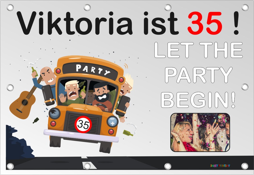 XXL Geburtstags-Banner zum runden oder halbrunden Geburtstag 