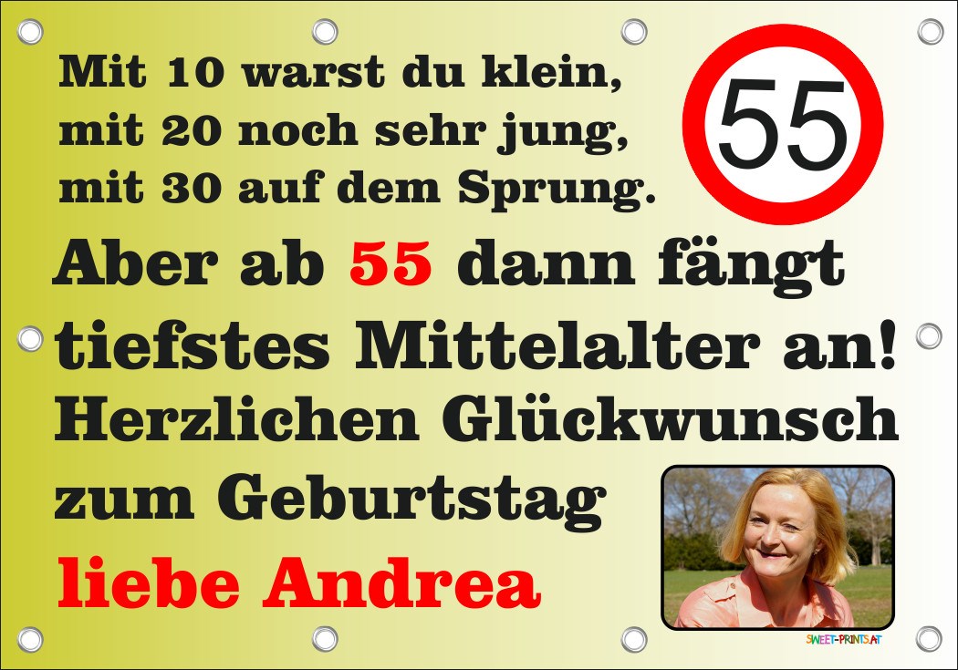XXL Geburtstags-Banner zum runden oder halbrunden Geburtstag 