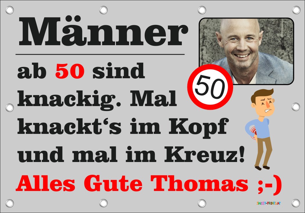 XXL Geburtstags-Banner zum runden oder halbrunden Geburtstag 