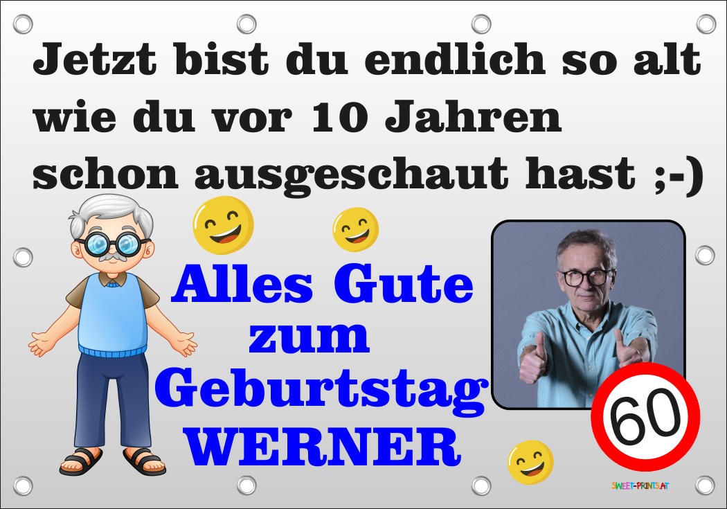 XXL Geburtstags-Banner zum runden oder halbrunden Geburtstag 