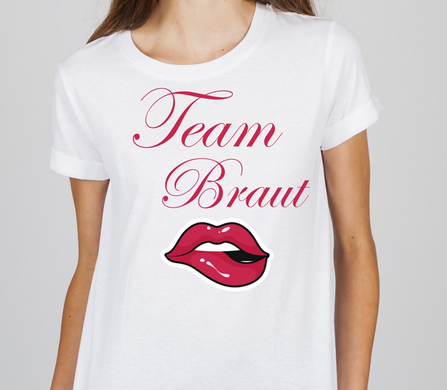 Polter T-Shirt fürs TEAM BRAUT Polterabend