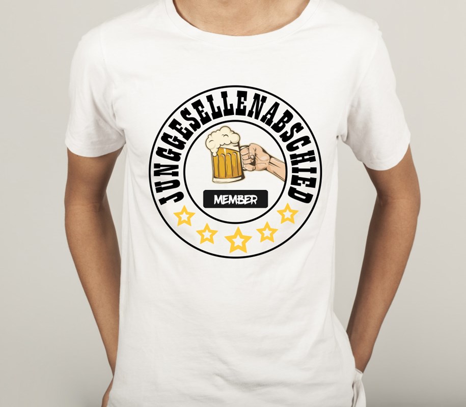 Shirt Polterabend fürs TEAM: Junggesellenabschied