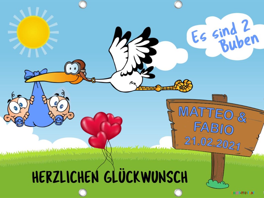 BANNER zur Geburt