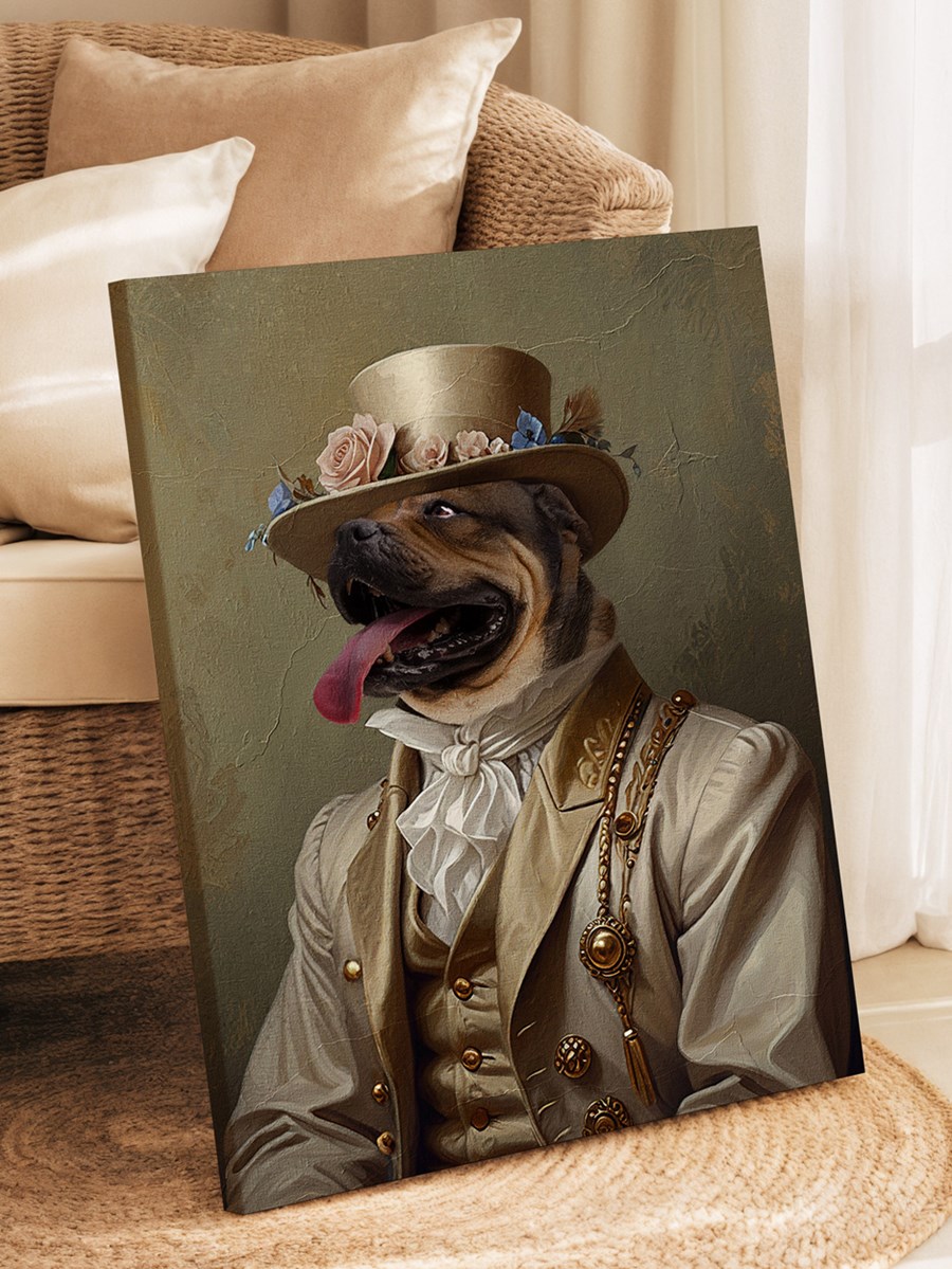 Hundeportrait - Royales Portrait - Beispiel