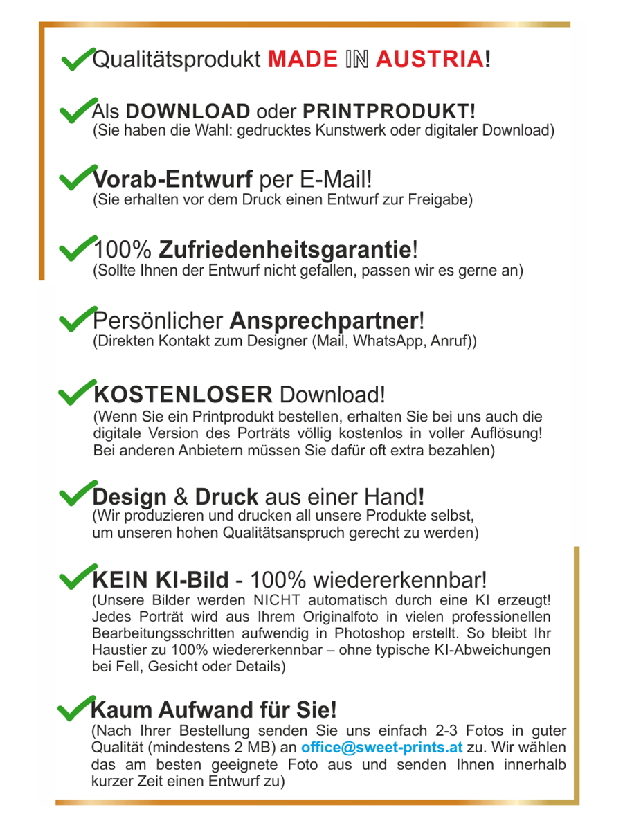 Facts zu unseren Royalen Portraits