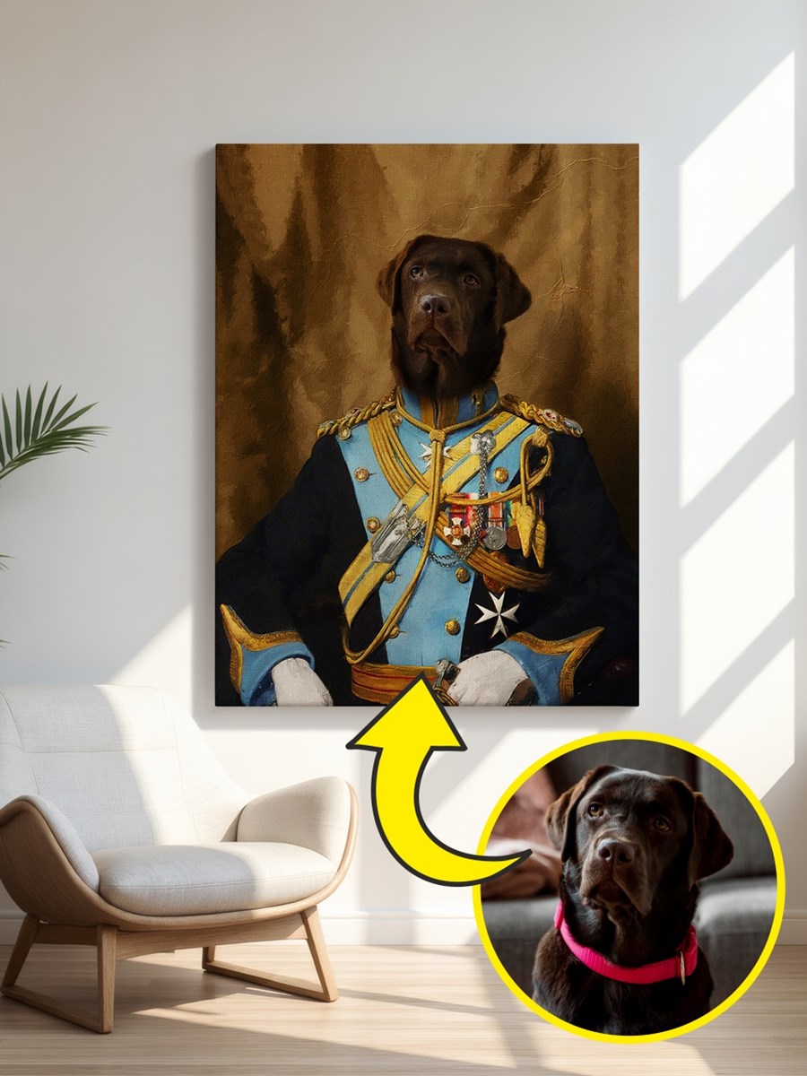 Royales Porträt - Offizier Style