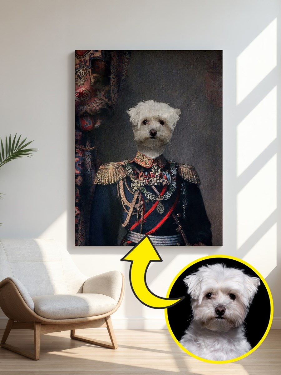 Royales Porträt - Offizier Style