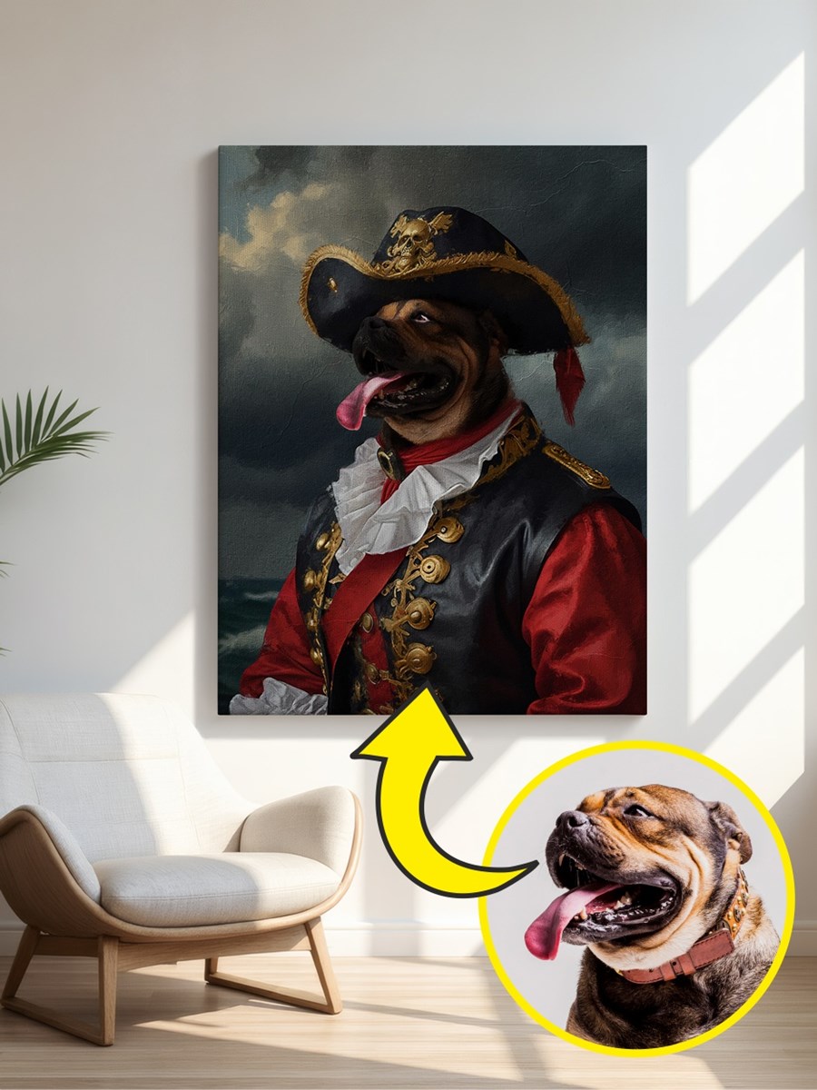 Royales Porträt - Piraten Style