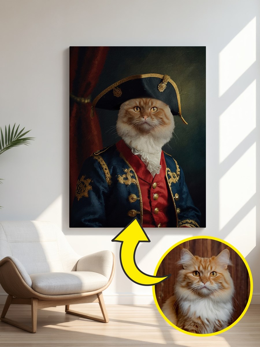 Royales Porträt - Piraten Style