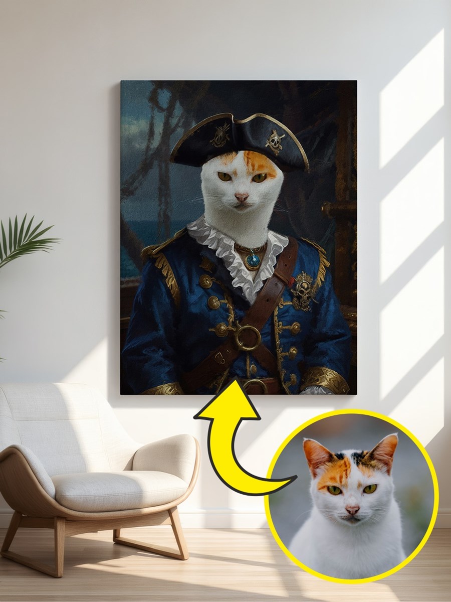 Royales Porträt - Piraten Style