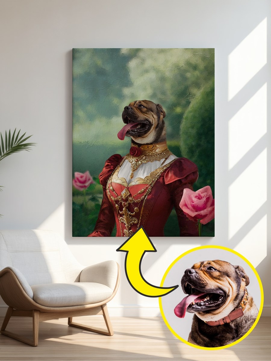 Royales Porträt - Romantic Lady Style