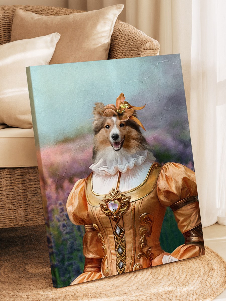 Hundeportrait - Royales Portrait - Beispiel