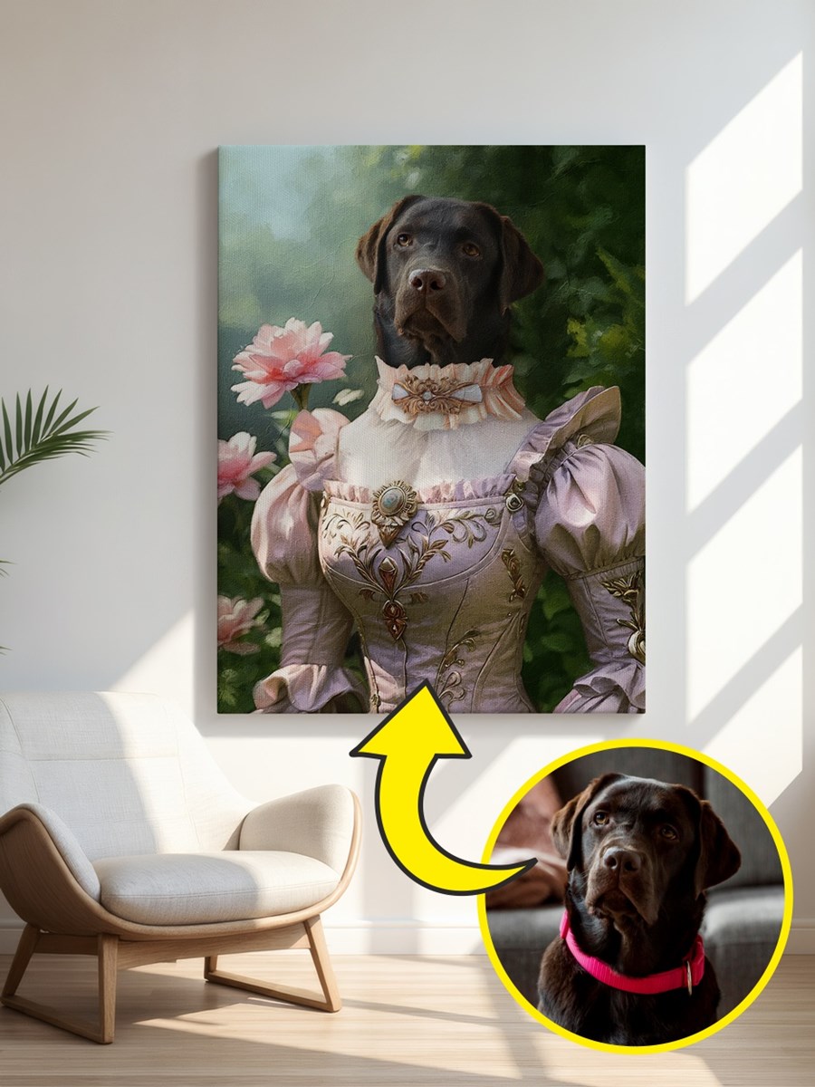 Royales Porträt - Romantic Lady Style