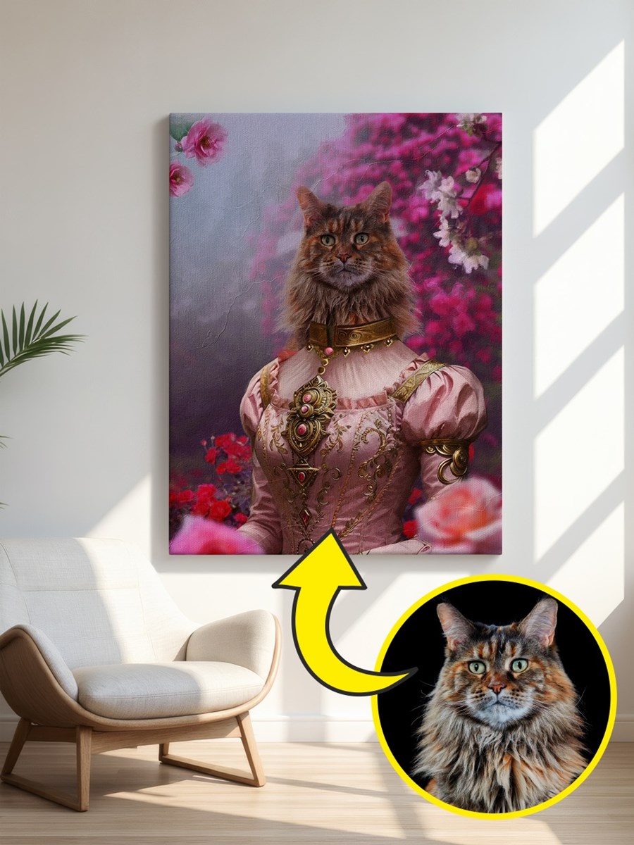 Royales Porträt - Romantic Lady Style