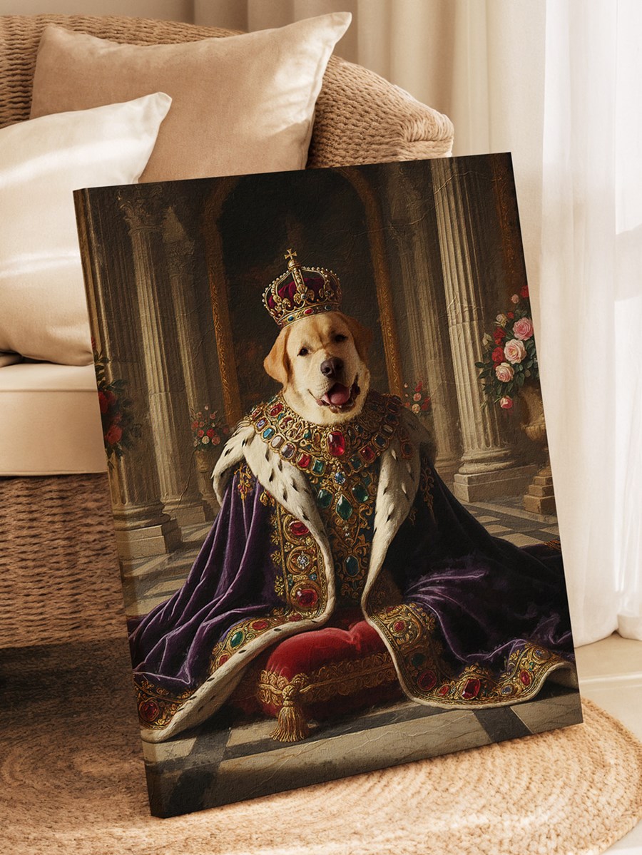 Hundeportrait - Royales Portrait - Beispiel