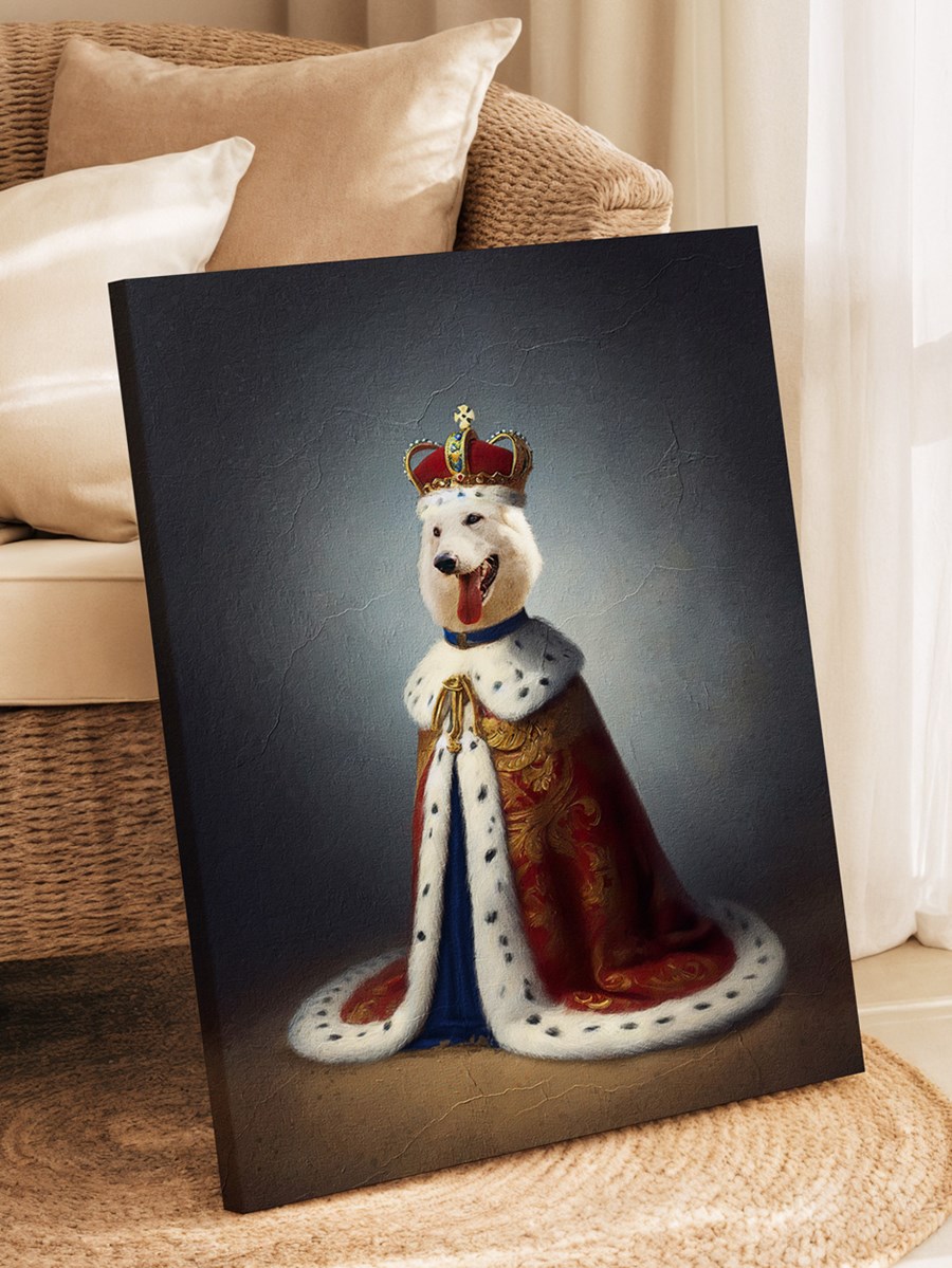 Hundeportrait - Royales Portrait - Beispiel