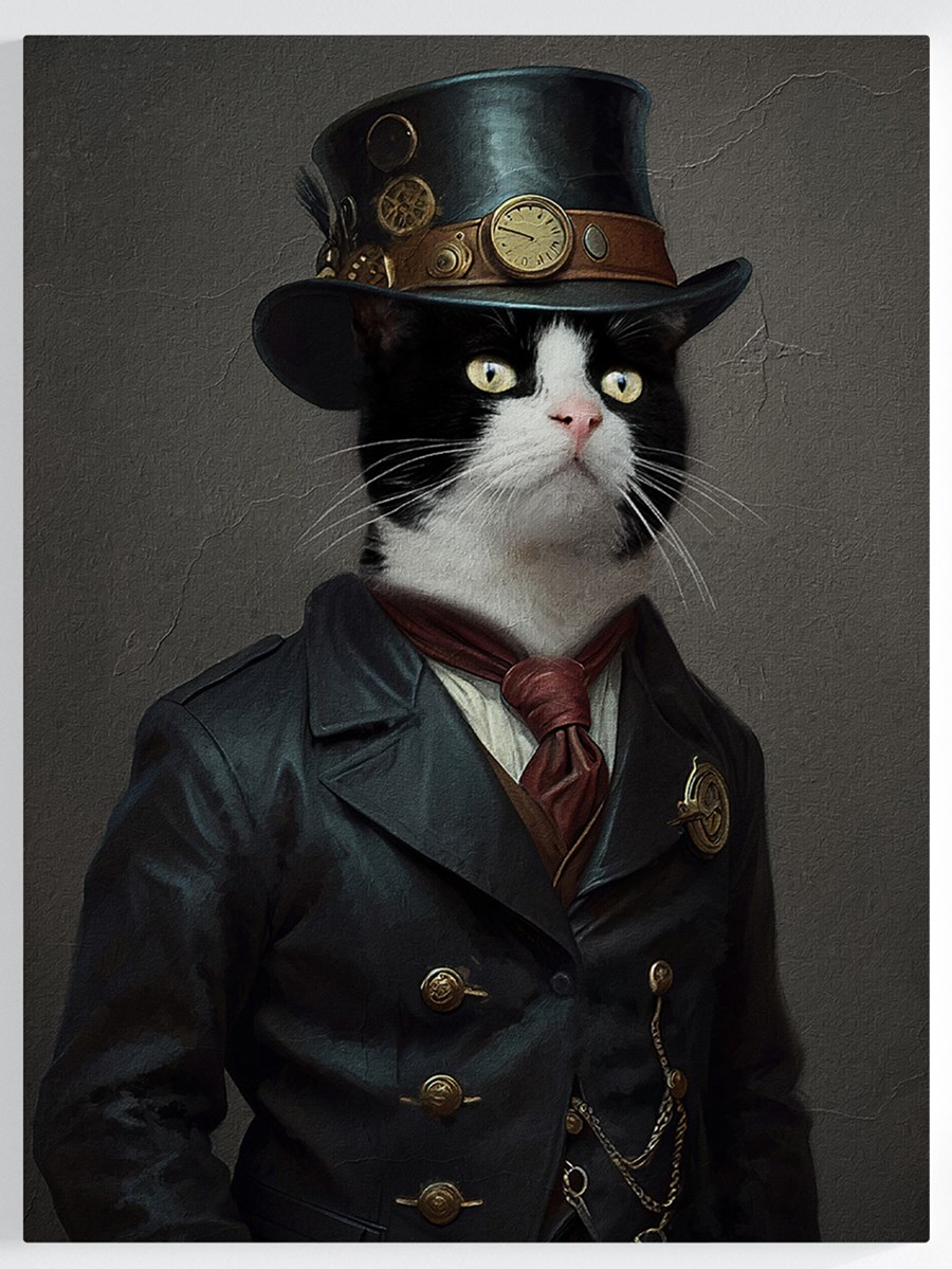 Royales Portrait - Steampunk Stil