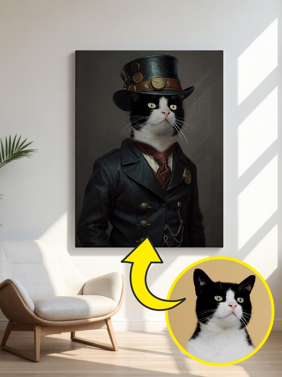 Royales Porträt - Steampunk Style