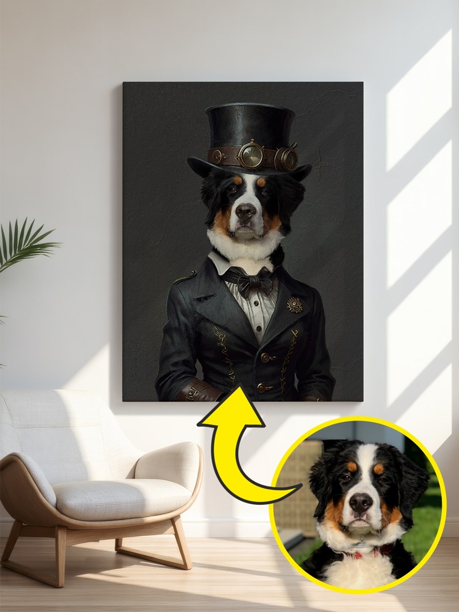 Royales Porträt - Steampunk Style