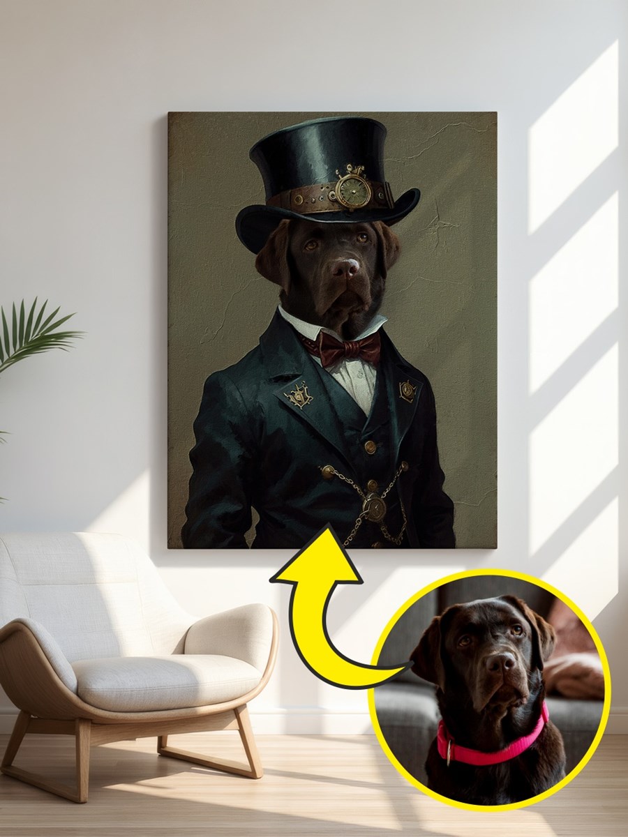 Royales Porträt - Steampunk Style