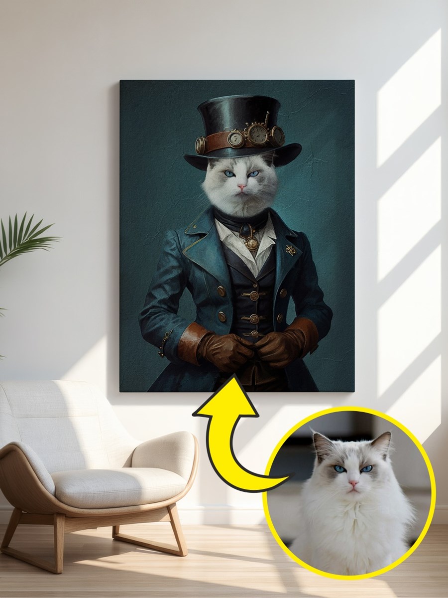 Royales Porträt - Steampunk Style