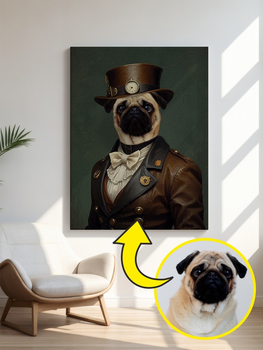 Royales Porträt - Steampunk Style