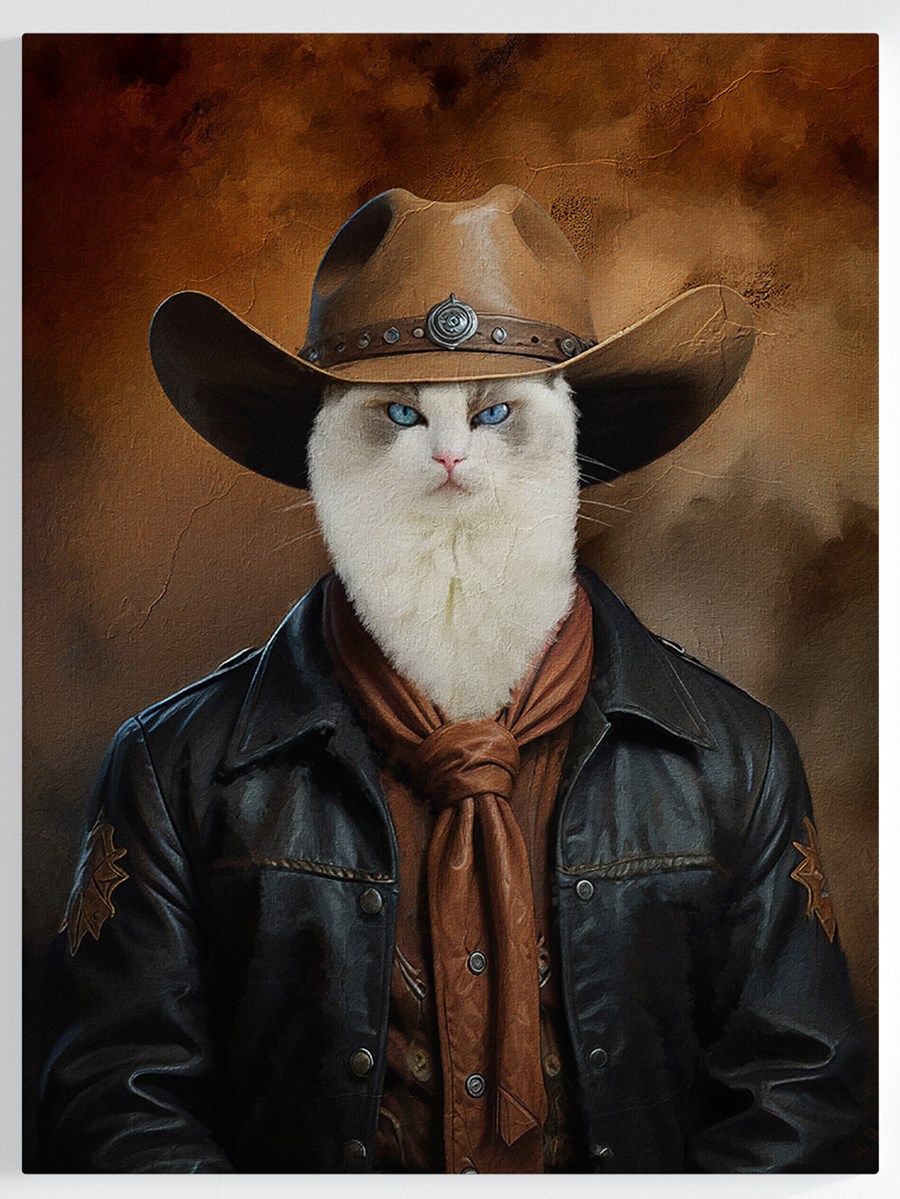 Royales Portrait - Cowboy Stil