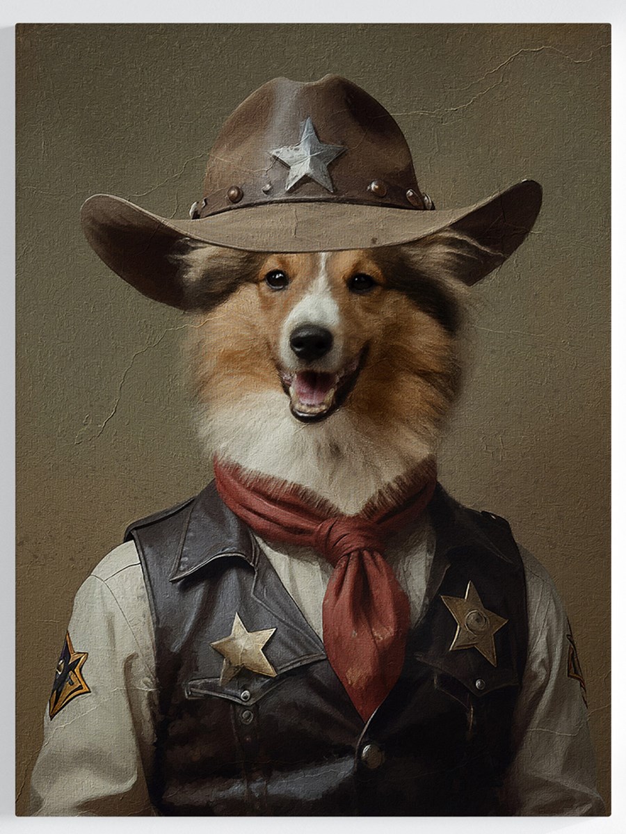 Royales Portrait - Sheriff Stil